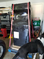 In the garage