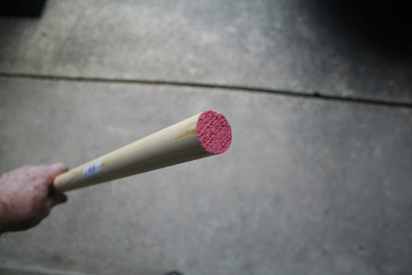 Wooden dowel to fill holes in CP
