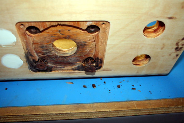 Removing the old T-Nuts