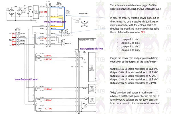 Power Block Test schematic
