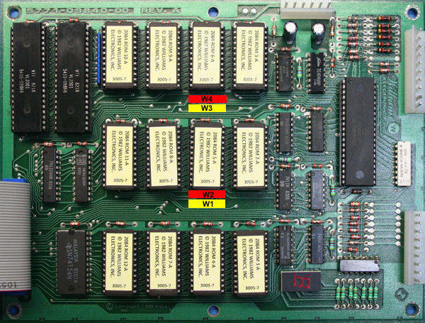D9144 ROM Board Jumpers